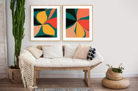 Midnight Garden #2 - Abstract Art Print