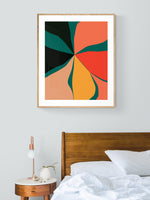 Midnight Garden #2 - Abstract Art Print