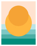 Minimal Sunset #1 - Abstract Art Print