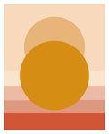 Minimal Sunset #2 - Abstract Art Print