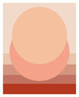 Minimal Sunset #3 - Abstract Art Print