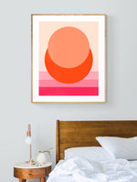 Minimal Sunset #6 - Abstract Art Print