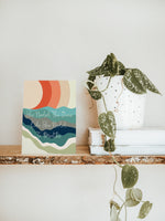 She Needed The Ocean - Blank Note Card