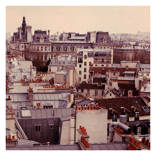 Fine Art Photograph of the rooftops of Paris. Photographed by Alicia Bock.