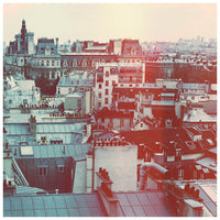 Fine Art Photograph of the rooftops of Paris. Photographed by Alicia Bock.