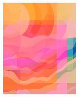 Retro Summer #6 - Abstract Art Print