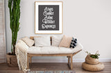 Stars Giclee Typography Print