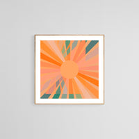 Summer Sun - Modern Art Print