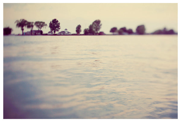 Fine art photograph of a summer night on the water. Photography by Alicia Bock.
