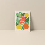 Thank You (Citrus) - Blank Note Card