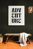 Adventure - Typography Art Print