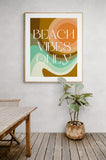 Beach Vibes Only - Modern Art Print