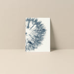 Blank Notecard - Cyan Dandelion