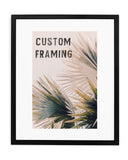 Custom Frame: Black Wood