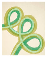 Green Lines #3 - Modern Abstract Art Print