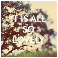It Is All So Lovely - Fine Art Photograph
