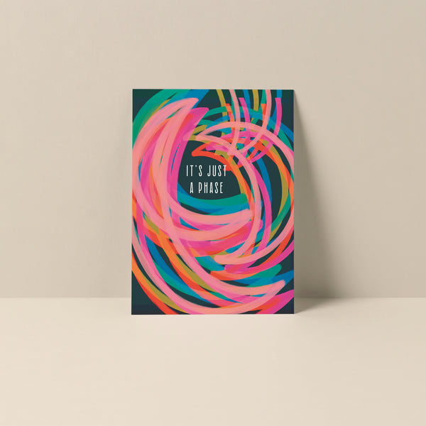 It's Just A Phase - Blank Notecard