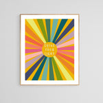 Shine Your Light - Typography Art Print