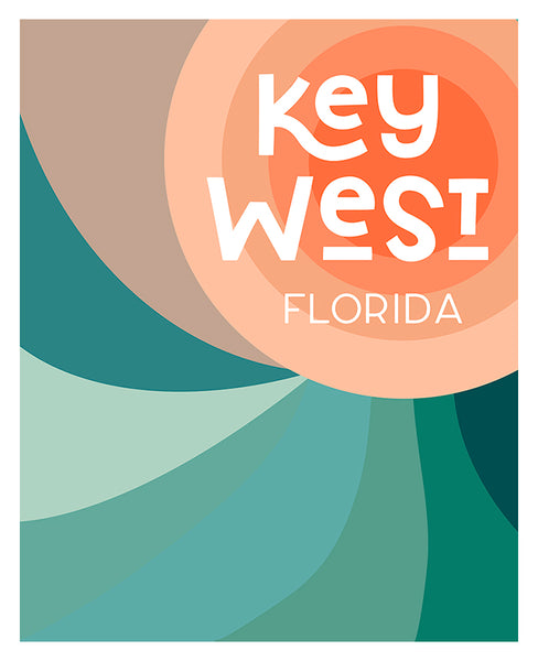 Destination: Key West - Modern Art Print