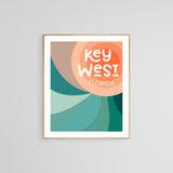 Destination: Key West - Modern Art Print