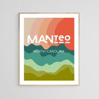 Destination: Manteo, North Carolina - Modern Art Print