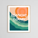 Destination: Roanoke Island - Modern Art Print