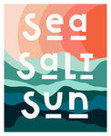 Sea, Salt, Sand - Modern Art Print