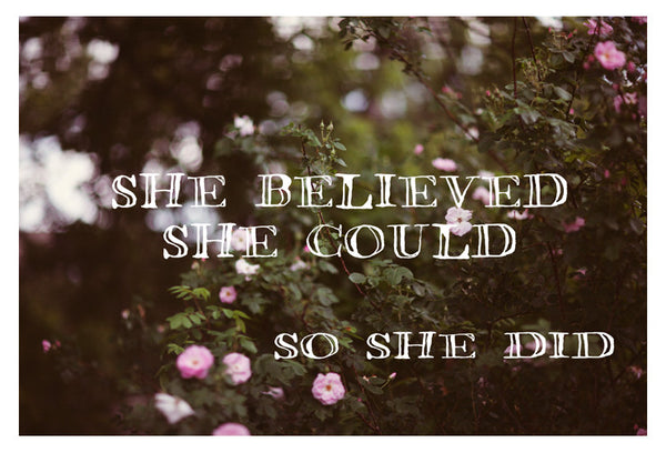 She Believed - Fine Art Photograph
