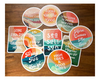Waterproof Vinyl Sticker - Start Each Day With A Grateful Heart