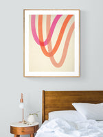 Modern Abstract Art Print - Valentine #5