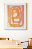 Modern Abstract Art Print - Valentine #9