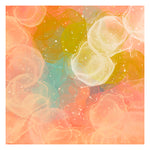 Chartreuse and Ivory - Abstract Art Print
