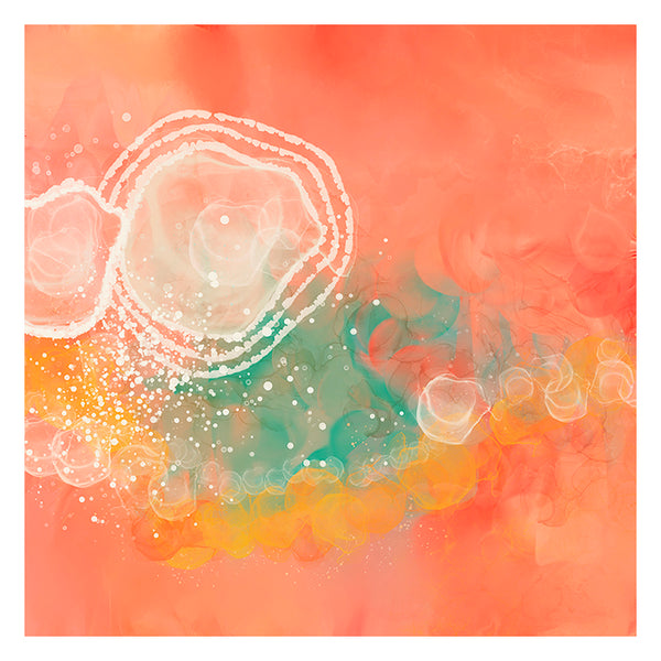 Cloud and Coral - Abstract Art Print