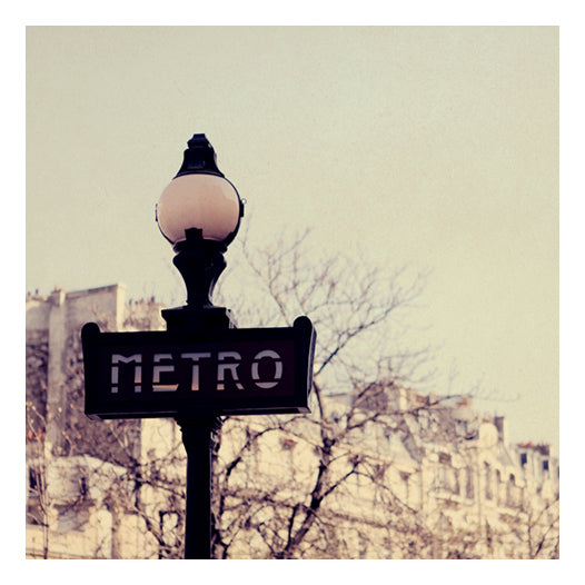 Fine art photograph of the Paris Metro by Alicia Bock.