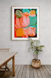 Abstract Citrus #3 - Botanical Art Print