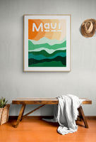 Destination: Maui - Modern Art Print