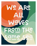 All Waves - Modern Art Print