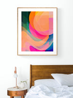 Retro Summer #3 - Abstract Art Print