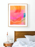 Retro Summer #6 - Abstract Art Print