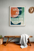 All Waves - Modern Art Print