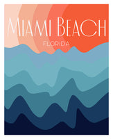 Destination: Miami Beach - Modern Art Print