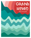 Destination: Grand Haven - Modern Art Print