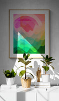 Retro Summer #7 - Abstract Art Print