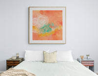 Cloud and Coral - Abstract Art Print