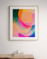 Retro Summer #3 - Abstract Art Print