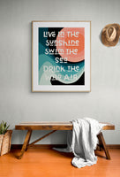 Swim The Sea - Modern Art Print