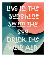 Swim The Sea - Modern Art Print