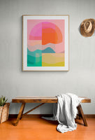 Retro Summer #1 - Abstract Art Print