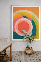 Summer Sun #3 - Abstract Art Print