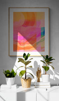 Retro Summer #6 - Abstract Art Print